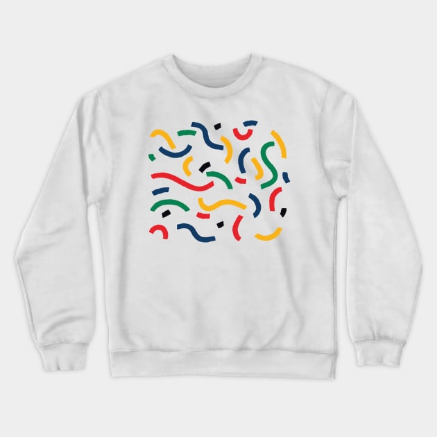 80s abstract pattern - 1 Crewneck Sweatshirt by OgyDesign